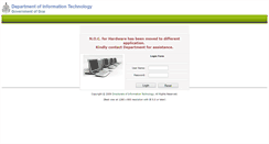 Desktop Screenshot of doit.goa.gov.in