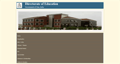 Desktop Screenshot of education.goa.gov.in