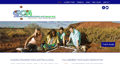 Desktop Screenshot of goa.org.au