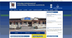 Desktop Screenshot of itipernem.goa.gov.in