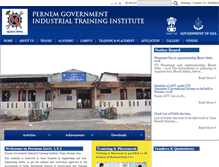 Tablet Screenshot of itipernem.goa.gov.in